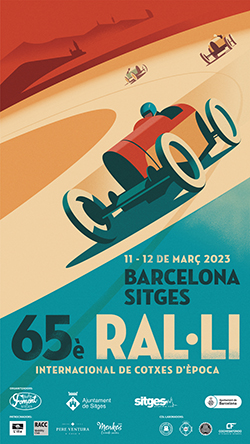 rally barcelona sitges 2023 cartel patrocinadores
